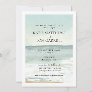 Invitación Boda de playa