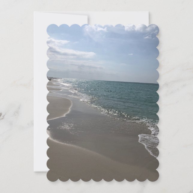 Invitación Boda de playa (Anverso)