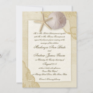 Invitación Boda de playa de los tesoros