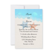 Boda de playa de Seashells