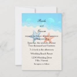 Invitación Boda de playa de Seashells
