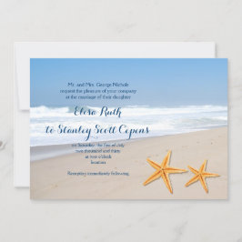 Invitación Boda de playa de verano de Starfish