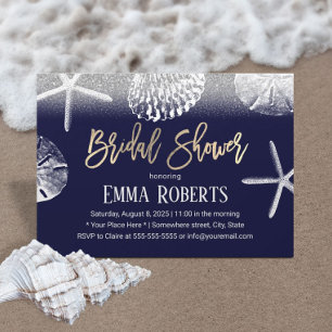 Invitación Boda de playa Ducha de novia Marina Casas de Marea