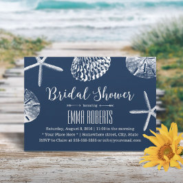 Invitación Boda de playa Ducha de novia Marina Casas de Marea