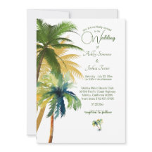 Boda de Playa Palm Tree