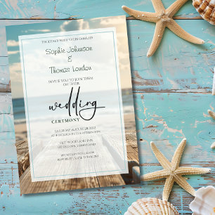 Invitación Boda de playa rusa