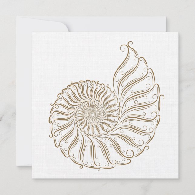 Invitación Boda de playa - SRF (Anverso)