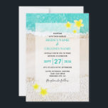 Invitación Boda de playa tropical de Plumeria Frangipani Amar<br><div class="desc">Este diseño presenta flores de frangipani amarillas / plumeria sobre un fondo de playa tropical. Un diseño tropical elegantemente enmarcado con flores frangipani amarillas y una redacción centrada. Los nombres de la novia y del novio y la fecha del boda se realzan con un color turquesa escogido en el agua...</div>