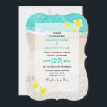 Invitación Boda de playa tropical de Plumeria Frangipani Amar<br><div class="desc">Este diseño presenta flores de frangipani amarillas / plumeria sobre un fondo de playa tropical. Un diseño tropical elegantemente enmarcado con flores frangipani amarillas y una redacción centrada. Los nombres de la novia y del novio y la fecha del boda se realzan con un color turquesa escogido en el agua...</div>