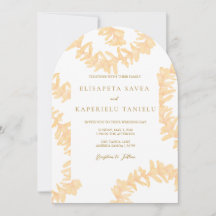 Boda de Plumeria Naranja