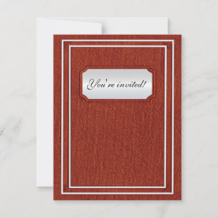 Invitación boda de portada antigua