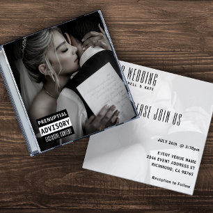 Invitación Boda de portada de álbumes de Funda de CD de músic