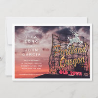 Boda de Portland Oregon Guardar la fecha