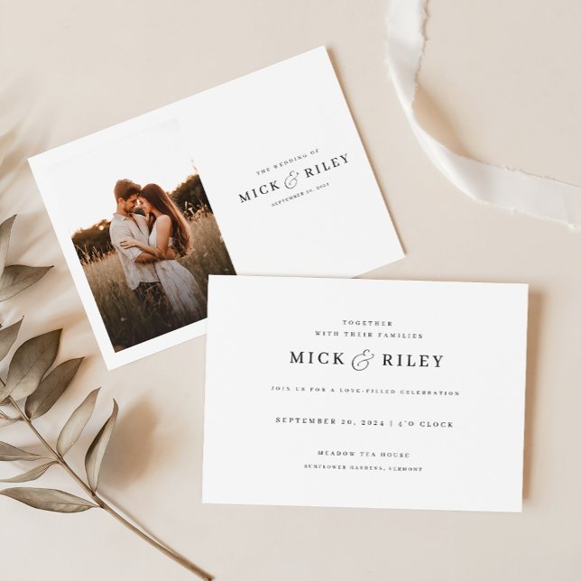 Invitación Boda de presupuesto de la foto manuscrita rusa de  (Subido por el creador)