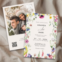 Boda de primavera boho chic con flores silvestres