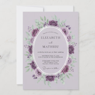 Invitación Boda de Primavera Ciruela Divina