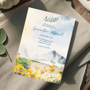 Invitación Boda de primavera de acuarela rusa