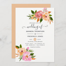 Invitación Boda de Primavera Floral