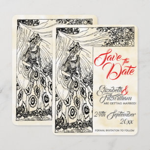 Invitación Boda de Princesa de Cuento de Hadas Save The Date