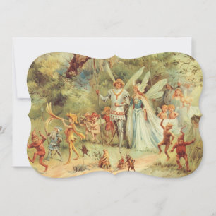 Invitación Boda de Pulgarcita y el Príncipe, Cuentos de Hadas