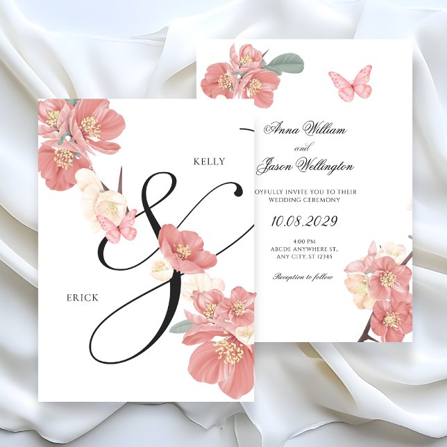 Invitación Boda de rama floral (Subido por el creador)