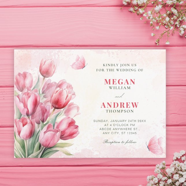 Invitación Boda de ramos de flores (Subido por el creador)