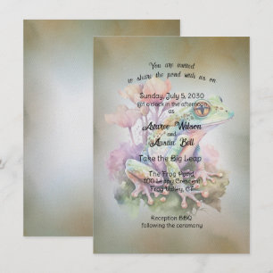 Invitación Boda de Rana