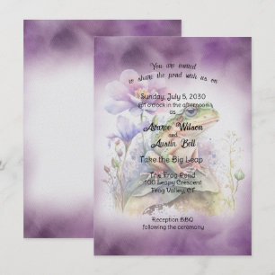 Invitación Boda de Rana
