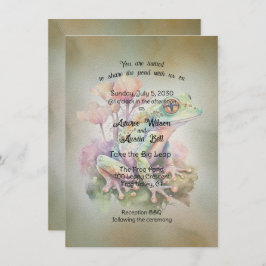 Invitación Boda de ranas