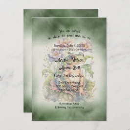 Invitación Boda de ranas