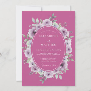 Invitación Boda de Ranunculus Orquídea