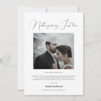 Invitación Boda de recepción de Moda moderna