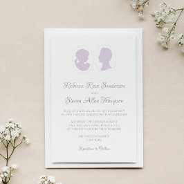Invitación Boda de Regency Purple Cameo