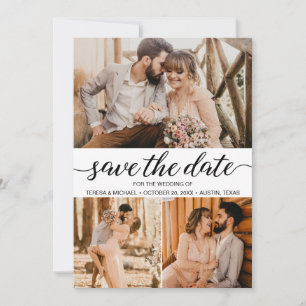 Invitación Boda de Rejilla de fotografías de Moda rusa