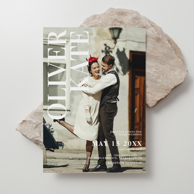 Invitación Boda de Retro Photo Magazine (Subido por el creador)