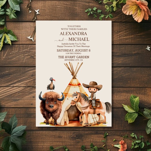 Invitación Boda de Rodeo Occidental de Cowboy (Subido por el creador)