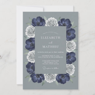 Invitación Boda de Romance con Arco Floral de Marina