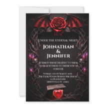 Boda de Romance Oscuro de Vampire Gothic de Noche