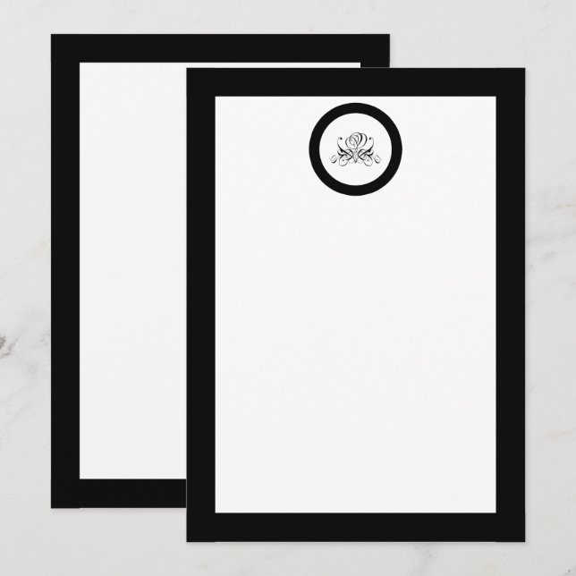 Invitación Boda de Rosa negro caligrafía (Anverso / Reverso)