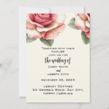 Boda de rosa rosa deslucida 