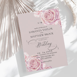 Invitación Boda de Rosa Rosa Devine Blush