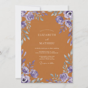 Invitación Boda de Rosa Violeta de Terracota