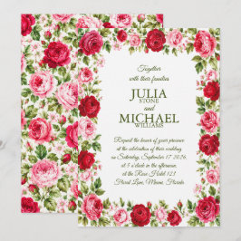 Invitación Boda de Rosas