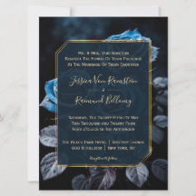 Boda de Rosas Azul Borgoña