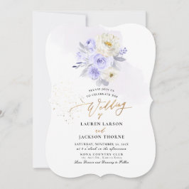 Invitación Boda de Rosas de ArtsApp H2 Dusty Purple