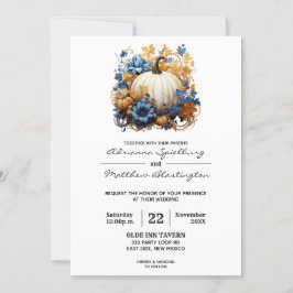 Invitación Boda de Rosas del Jardín de Caída Elegante de Cala