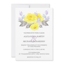 Boda de Rosas morados de color gris amarillo bonit