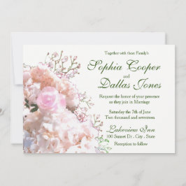 Invitación Boda de rosas rosas rosas rosas rojas de encaje bl