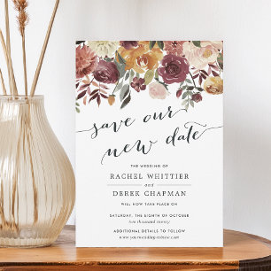 Invitación Boda de "Salven nuestra nueva cita" en el florecim