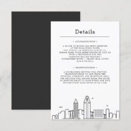 Invitación Boda de San Diego | Detalles del invitado